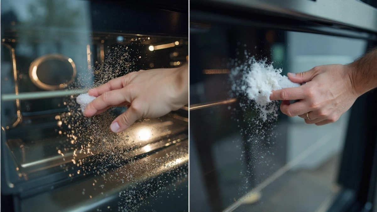 Czyszczenie szyby piekarnika Beko