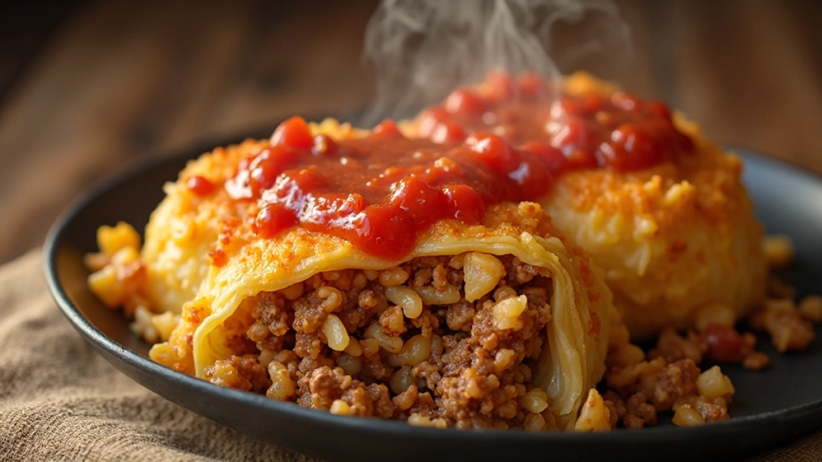 gołąbki bez zawijania z piekarnika