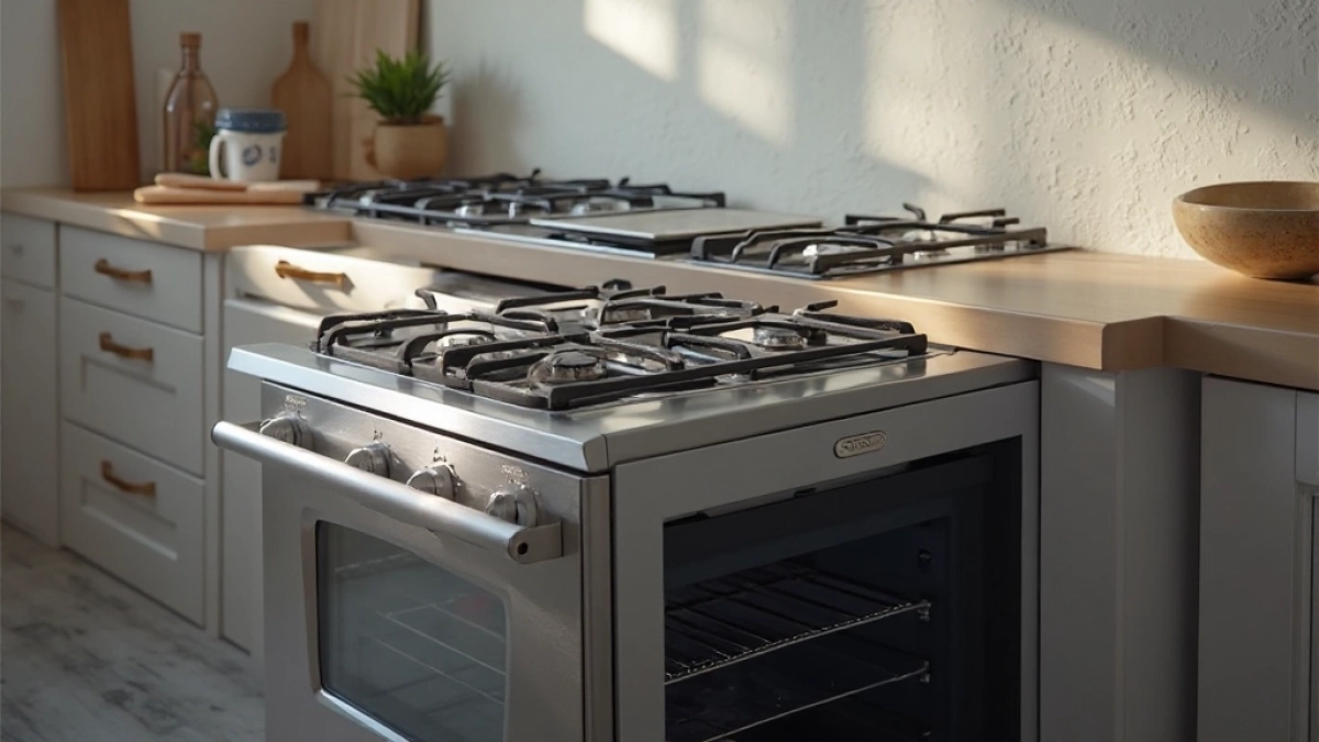 kuchnia gazowa z piekarnikiem