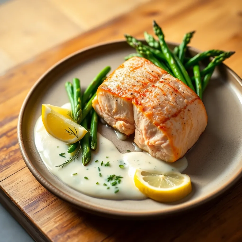 łosoś z piekarnika z czym podawać