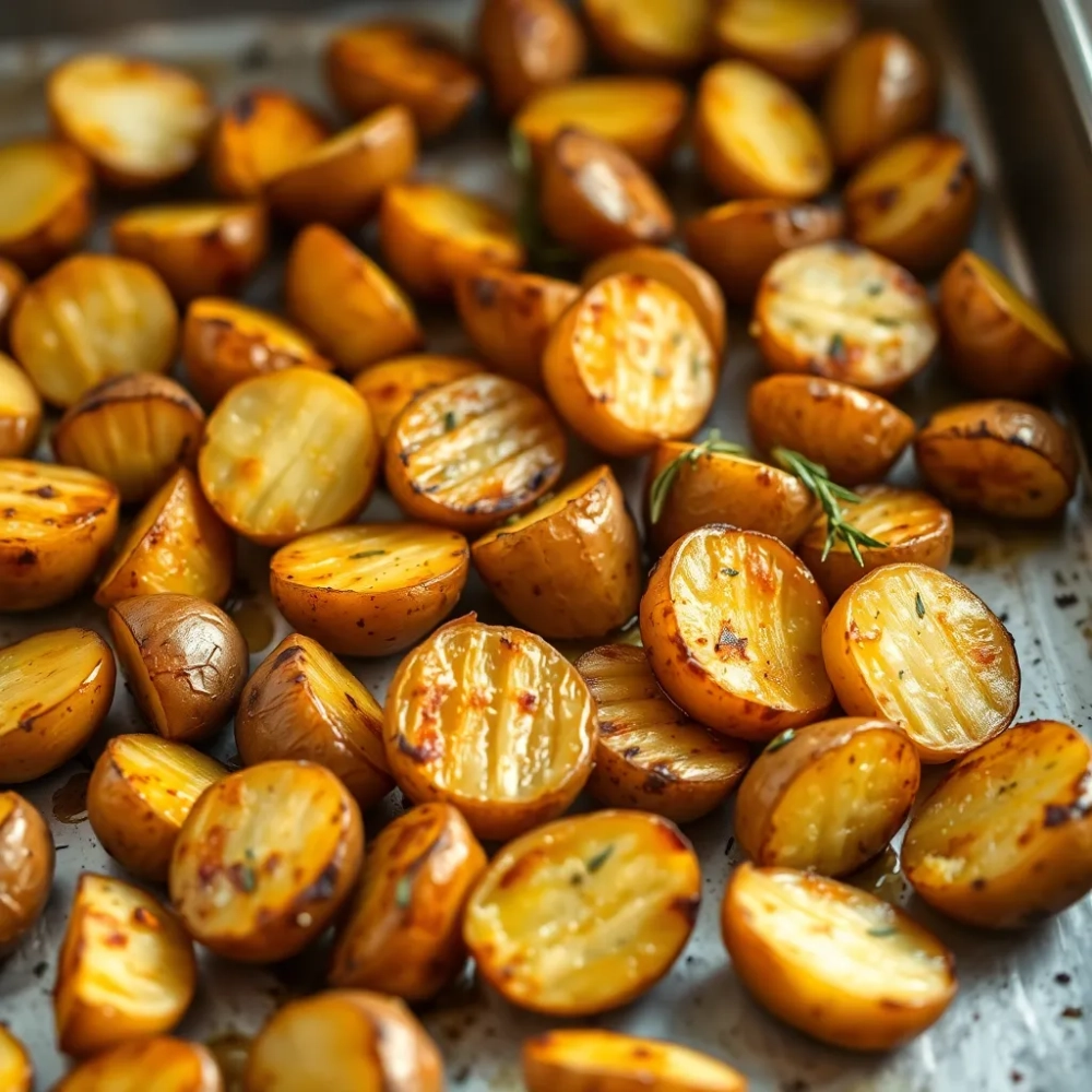 małe ziemniaki z piekarnika