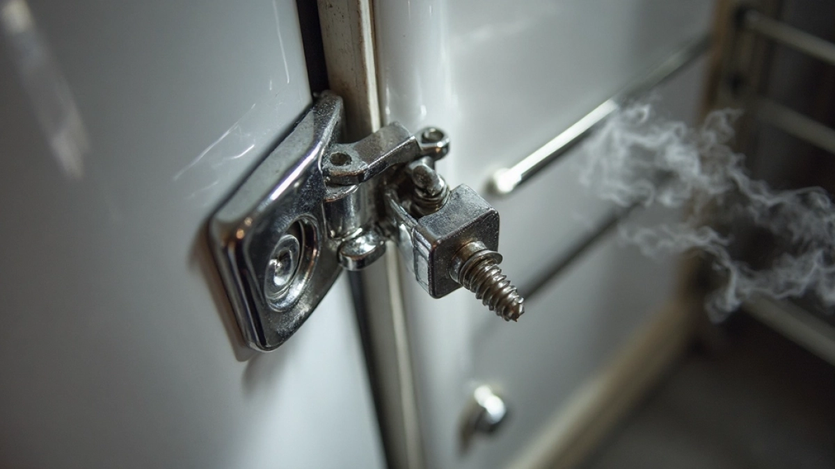 Regulacja zawiasów drzwi piekarnika