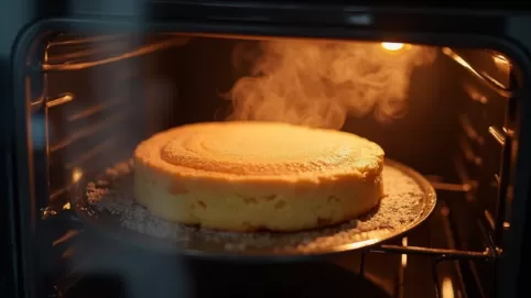 czy mozna otworzyc piekarnik podczas pieczenia biszkoptu